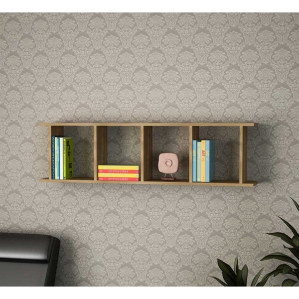 High quality MDF wood wall shelves - OUBE-078