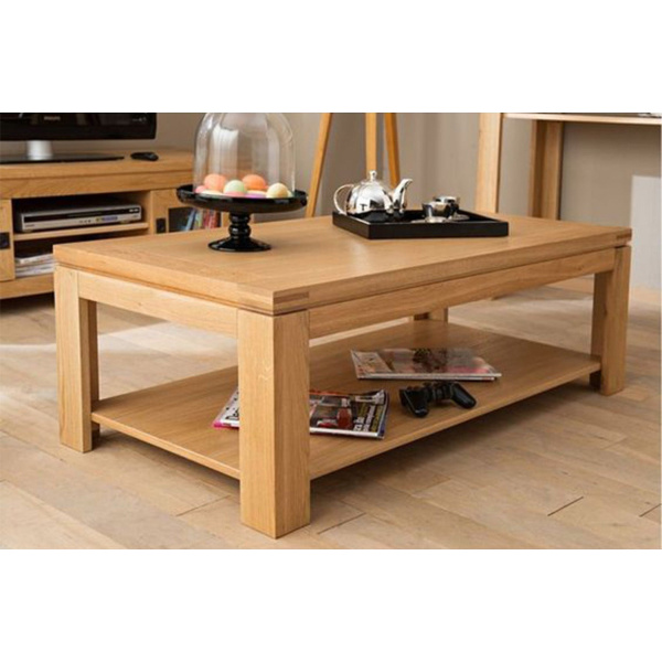 Natural wood coffee table - 120 * 60 - ELG-035