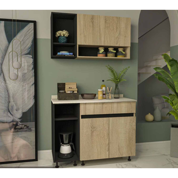 Two piece kitchen made of high quality MDF wood - O-SRH-136