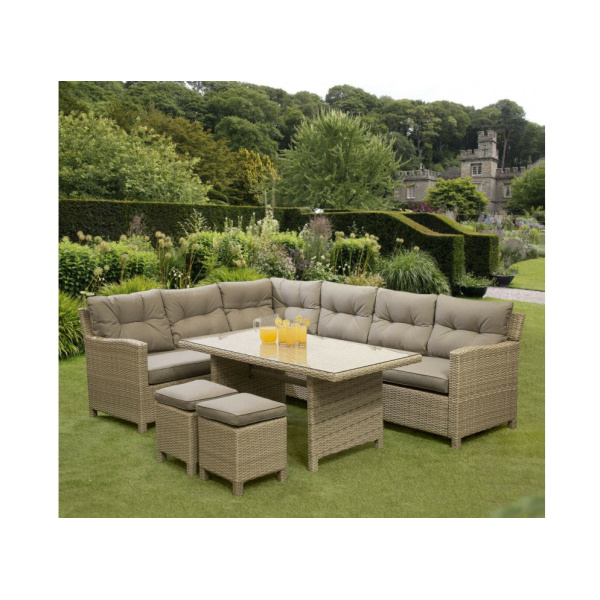 Max Rattan Corner in Cream Color