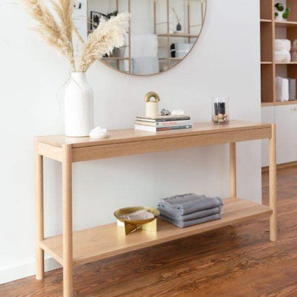 Blitz Wooden Cosy Ambiance Console Table