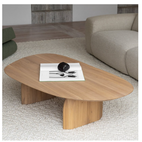Monument Oval Wooden Coffee Table