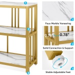 Console Table, 70.9? Sofa Table, 3 Tiers Narrow Long Sofa Table - Image 10