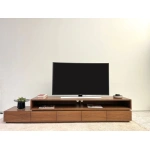 Black Wooden TV Unit, For Home, Living Room