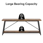 Console Table, 70.9 Inches Extra Long Sofa Table Behind Couch - Image 7