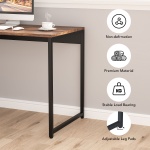 L-Shaped Desk, 60? Corner Computer Desk with File Cabinet - Image 7