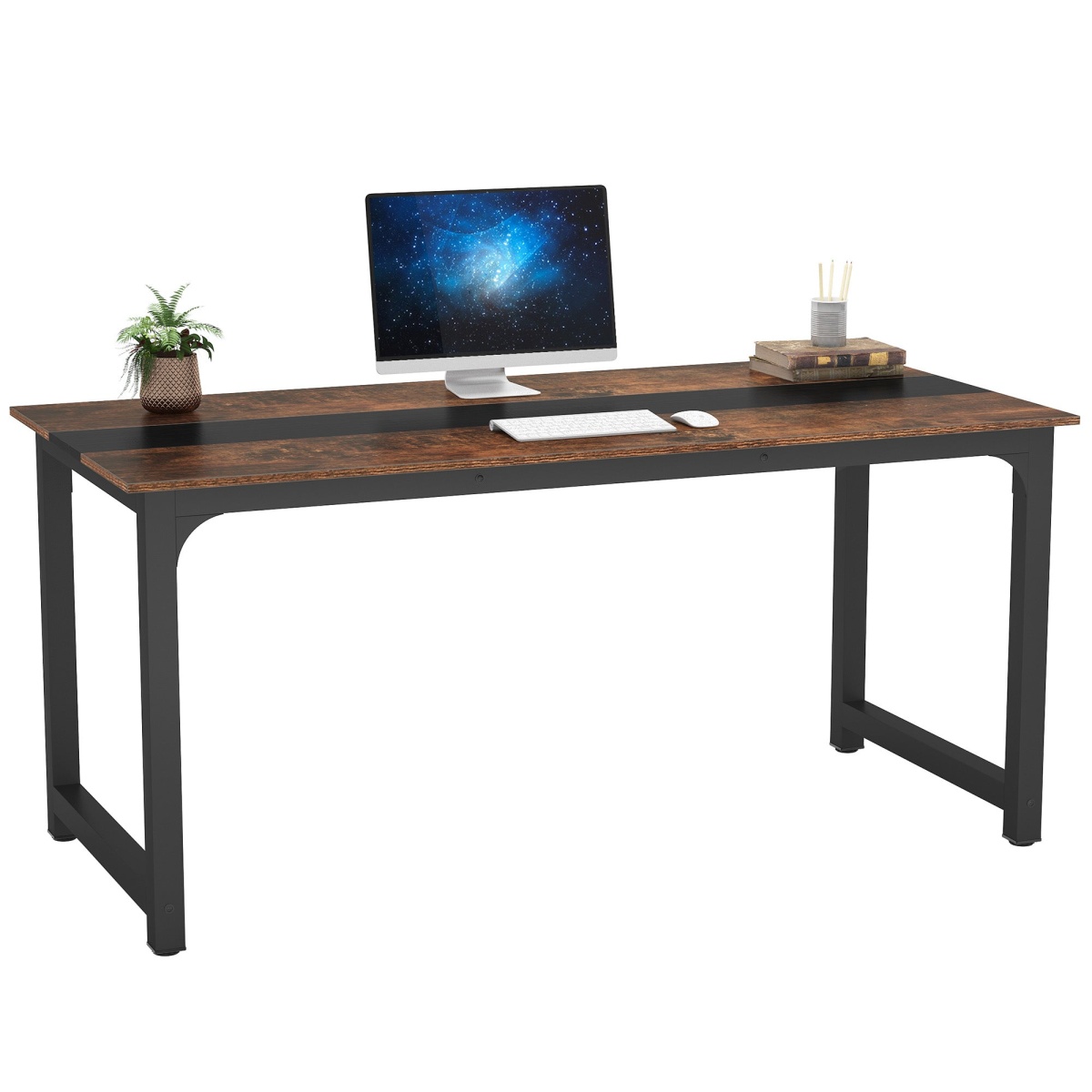 Conference Table, Rectangular Meeting Seminar Table Boardroom Desk - Image 20