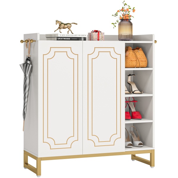 Shoe Cabinet, 20 Pairs Shoe Rack Organizer with Adjustable Shelves