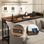 Console Table, 70.9? Sofa Table with Outlets and USB Ports - Image 7