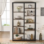 Bookshelf Bookcase, 10-Open Shelf Etagere Bookcase - Image 5