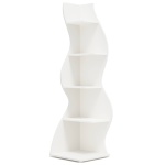 Corner Shelf, Modern 5-Tier Wall Corner Bookshelf Bookcase - Image 2