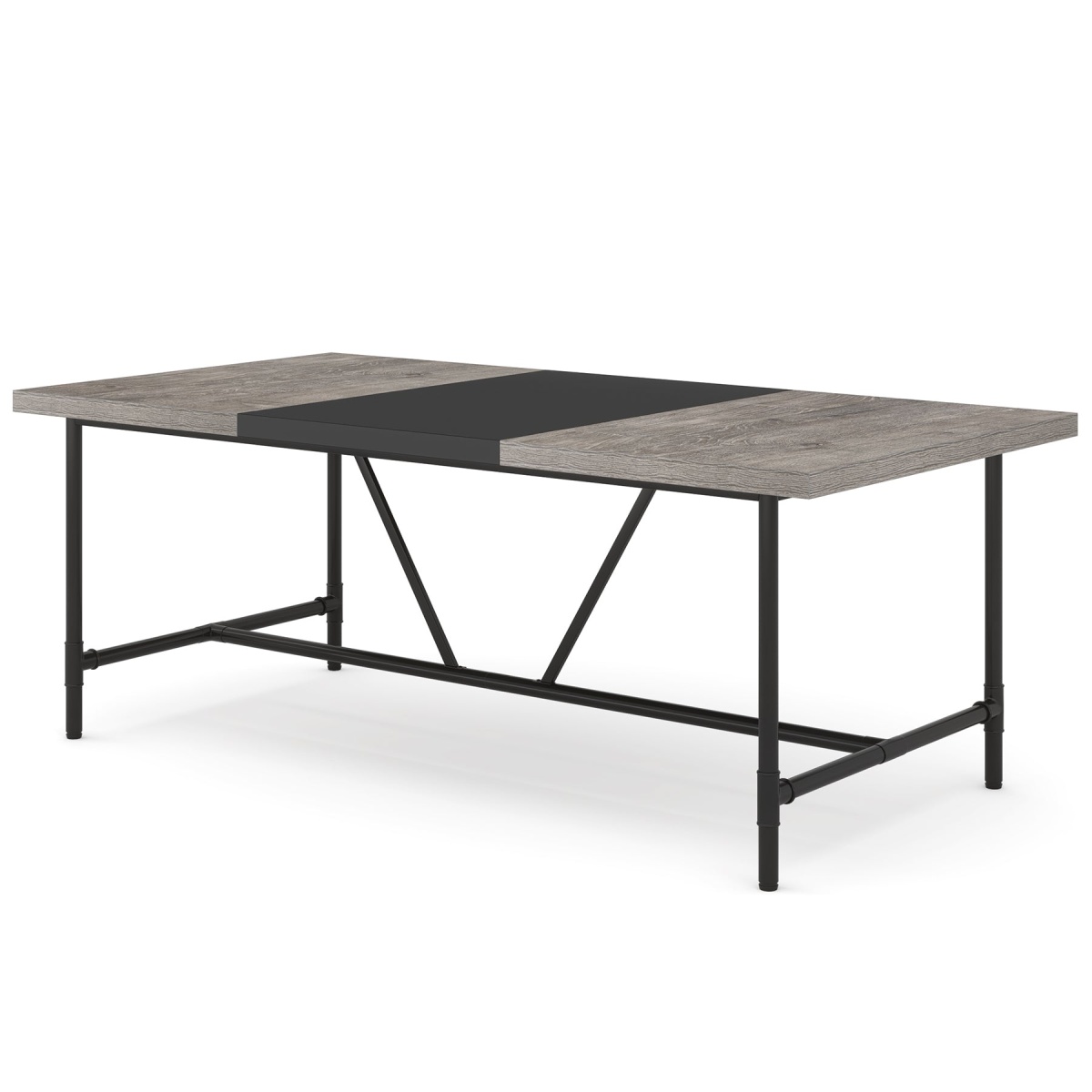 Dining Table, Industrial Breakfast Dinner Table for 6-8 people - Image 8