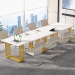 Executive Desk, 70.9? Modern Office Computer Desk Conference Table - Image 6