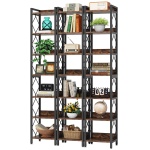 Corner Shelf, 78.7? Narrow Bookshelf 7 Tier Corner Bookcase - Image 12