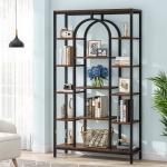 Bookshelf, 70.9? Etagere Bookcase Open Display Shelf - Image 5