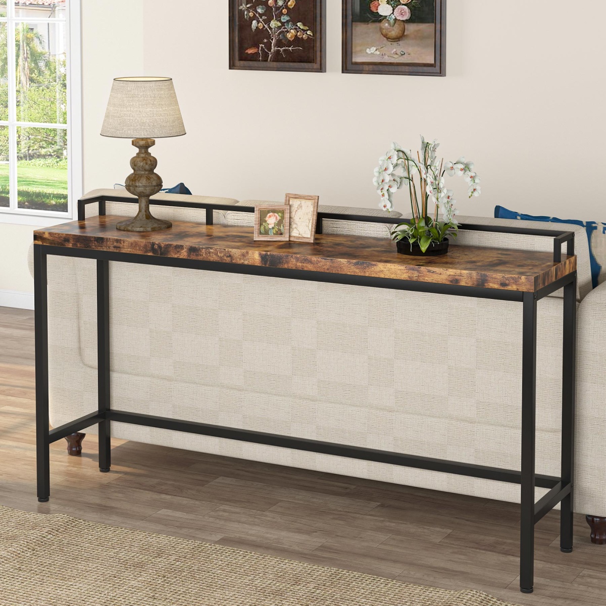 Console Table, 70.9 inch Extra Long Sofa Table - Image 4