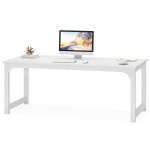 Conference Table, Rectangular Meeting Seminar Table Boardroom Desk - Image 16