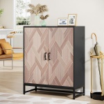 Shoe Cabinet, 5-Tier Shoe Storage Organizer with Adjustable Shelves - Image 4