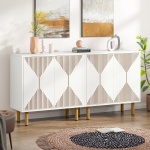 Sideboard Buffet, 58? Modern Storage Cabinet with Doors