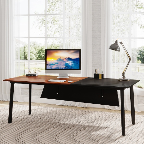 Executive Desk, 70? Computer Desk Home Office Table for Study Work