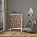 Shoe Cabinet, 5-Tier Shoe Storage Organizer with Adjustable Shelves - Image 8