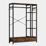 Freestanding Closet Organizer, 79? Garment Rack with 2 Drawers & Shelves - Image 2