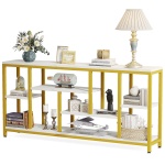 Console Table, 70.9? Entryway Sofa Table with Storage Shelves - Image 8