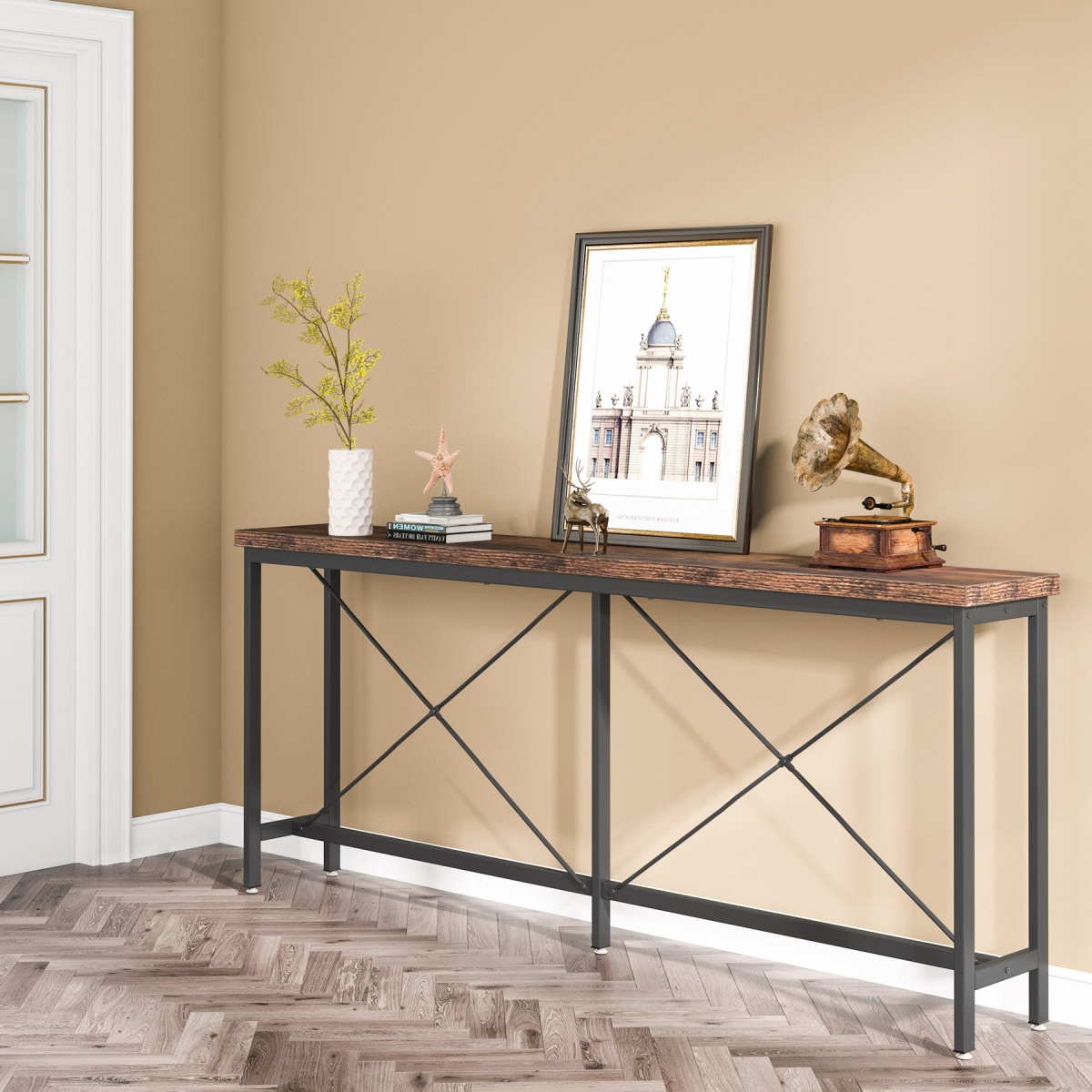 Console Table, Narrow Long Entryway Sofa Table - Image 4