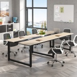 Conference Table, 8FT Rectangle Meeting Table Seminar Table - Image 9