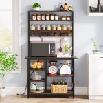 8-Tier Kitchen Baker?s Rack with Power Outlet & Hooks - Image 5