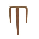 triangular shaped Brown Coffee Table for Living Room Wooden chair Home Furniture for Bedroom Kitchen Office - Image 4