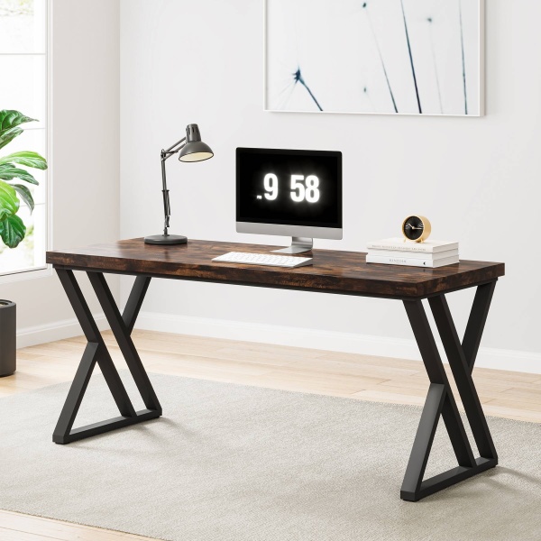 Computer Desk, 55? Heavy Duty Writing Desk