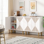 Sideboard Buffet, 58? Modern Storage Cabinet with Doors - Image 4