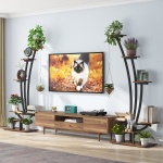 Plant Stand, Metal Curved Display Shelf Pack of 2 - Image 5