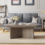 Coffee Table, Farmhouse Cocktails Table Center Table for Living Room - Image 5