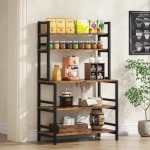 Kitchen Baker?s Rack, 5-Tier Freestanding Kitchen Utility Storage Shelf - Image 4