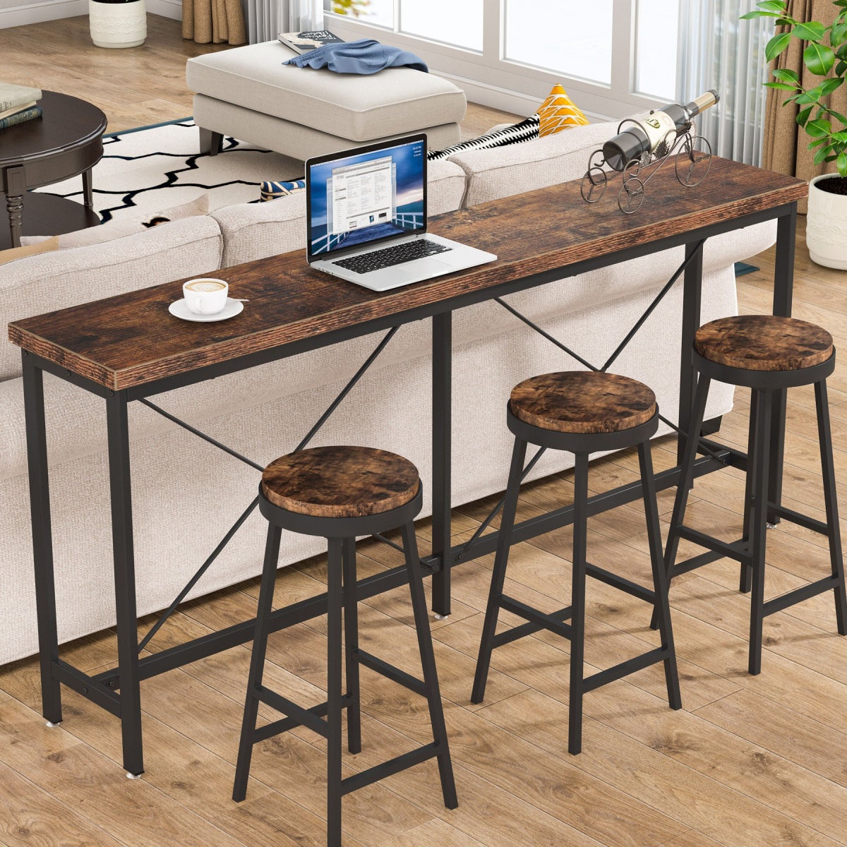 Console Table, Narrow Long Entryway Sofa Table - Image 6
