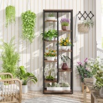 Bookshelf, 70.8? Etagere Bookcase Storage Display Shelf Unit - Image 4