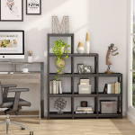 Bookshelf, 12 Shelves Industrial Ladder Etagere Bookcase - Image 5