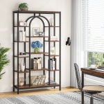Bookshelf, 70.9? Etagere Bookcase Open Display Shelf - Image 4