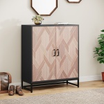 Shoe Cabinet, 5-Tier Shoe Storage Organizer with Adjustable Shelves - Image 2