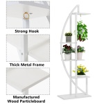 Plant Stand, 5-Tier Curved Flower Display Shelf Pack of 2 - Image 7