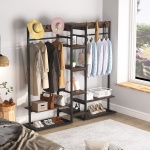 Freestanding Closet Organizer, Clothing Garment Rack - Image 5