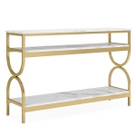 Console Table, 55? Sofa Table with 3-Tier Storage Shelves - Image 10