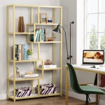 Bookshelf, 8-Open Shelf Etagere Bookcase Storage Organizer - Image 4