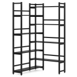 Corner Bookshelf, 8-Tier Industrial 70.8? Bookcase - Image 9