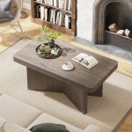 Coffee Table, Farmhouse Cocktails Table Center Table for Living Room - Image 6