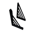 Wall Mount Microwave Oven Shelf, Wall Mount Rack Shelf, Wall Mount Bracket Kits - Image 2