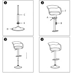 Comfortable Bar Stool, Bar Stool Chair Bar Stool Can Lift Chair Stool Bar Stool - Image 6