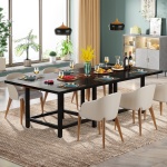 Dining Table, Rustic Square 39?x 39?x 29? Kitchen Table for 4 - Image 5